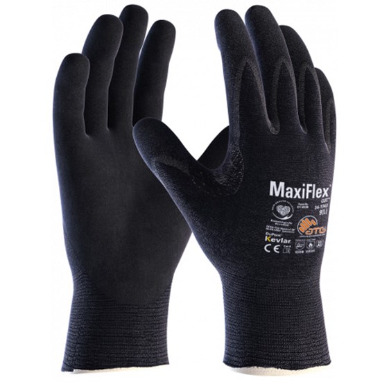 ATG MaxiFlex Cut Kevlar rukavica sa premazom preko dlana
