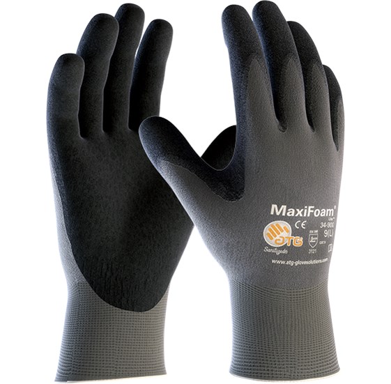 ATG MaxiFoam radna rukavica sivo-crna
