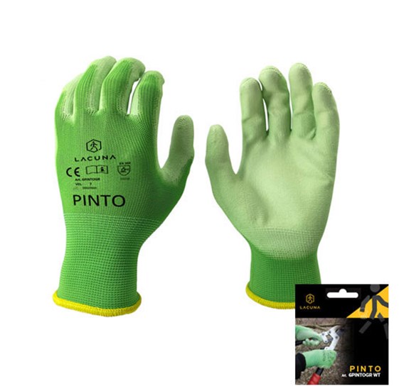 Rukavice sa PU premazom PINTO zelene
