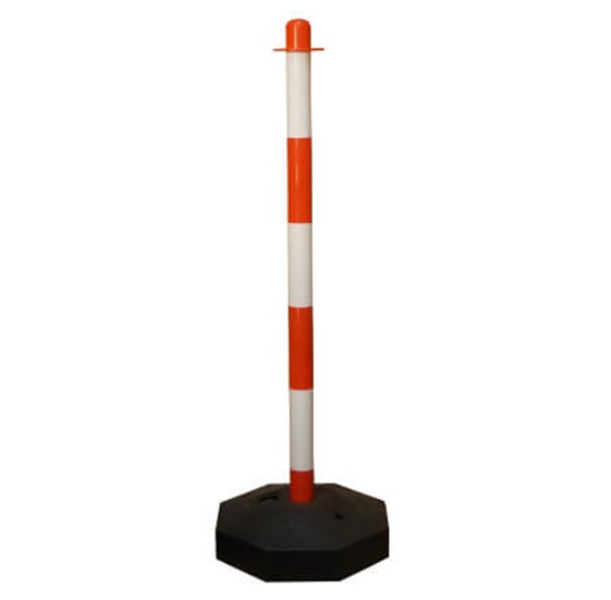 Signalni plastični štap 90 cm sa postoljem komplet
