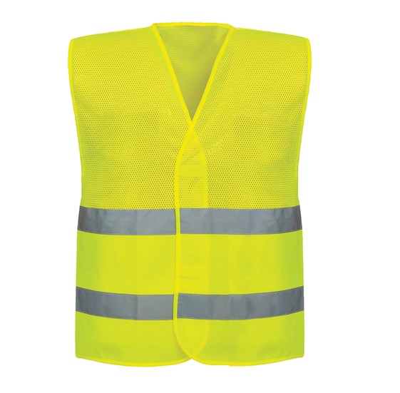 Signalni prsluk KANES MESH žuti
