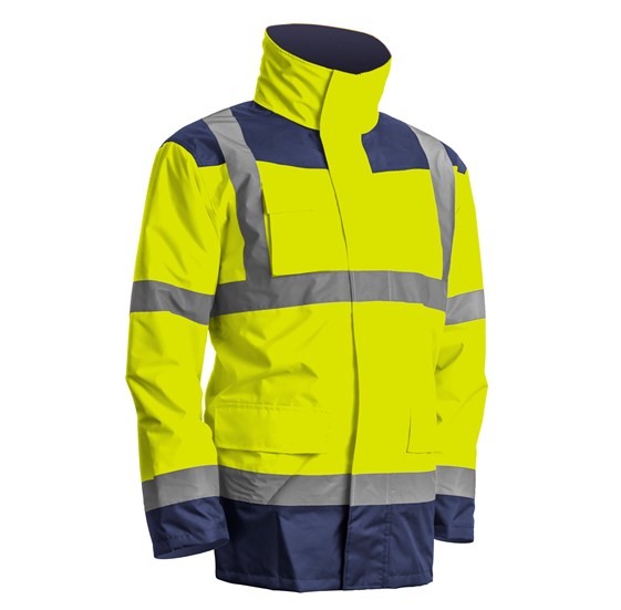 4u1 signalna zaštitna hi-viz parka KANATA žuto-plava
