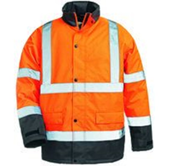 Signalna zaštitna parka ROADWAY narandžasto-plava Hi-Vis
