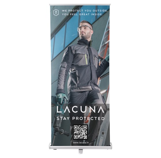 Samostojeći promotivni roll up plakat SEZONSKI

