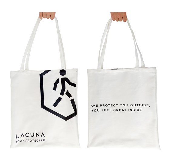 Promotivna platnena torba Lacuna bela
