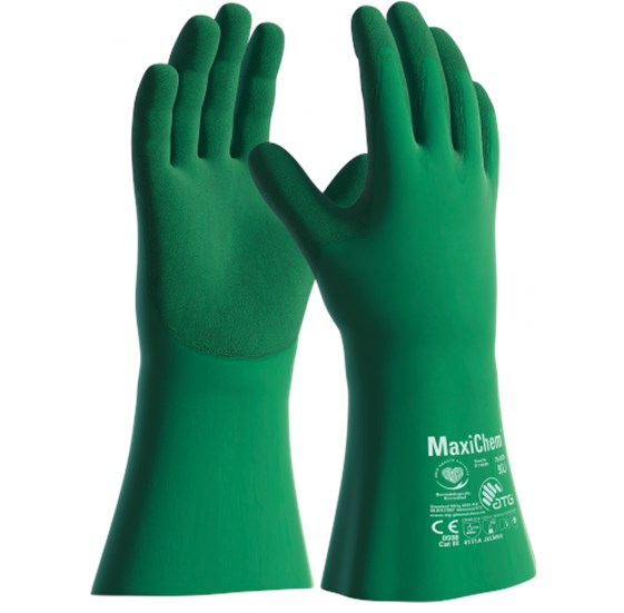 ATG MaxiChem duga zelena zaštitna rukavica 35 cm

