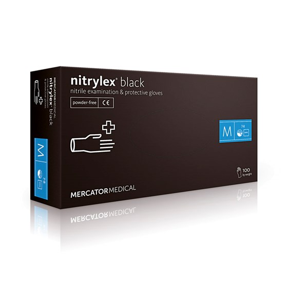 Jednokratne nitrilne rukavice NITRYLEX BLACK crne
